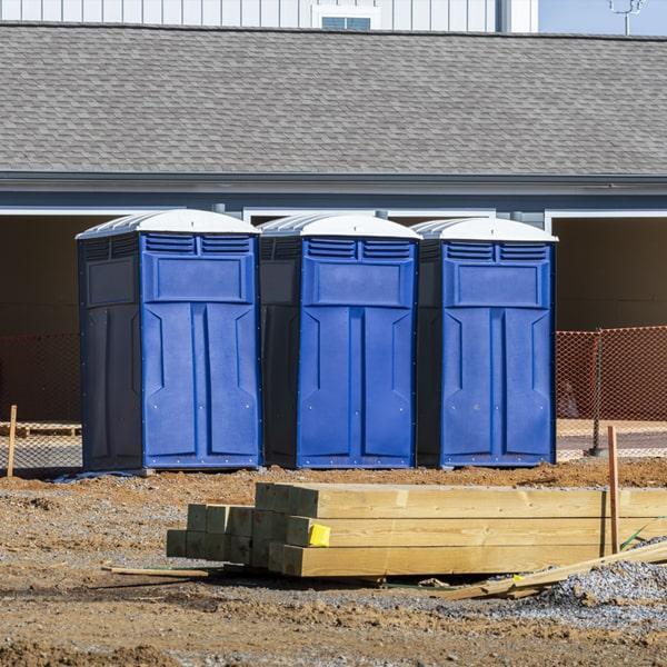 Heavy-duty construction site porta potty in Keene, New York